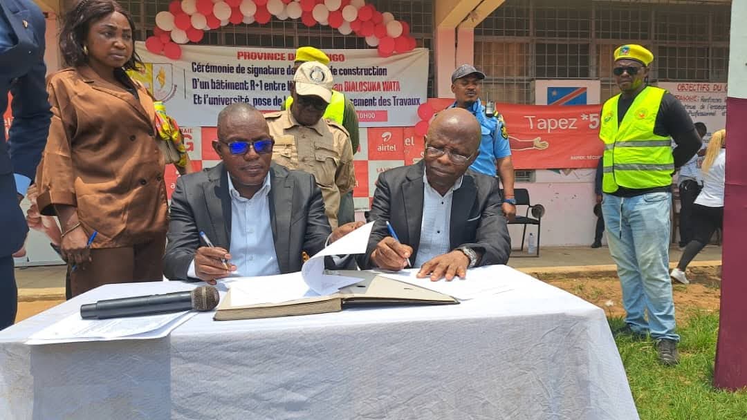 Kwango : Lancement des travaux d’un bâtiment moderne à l’Université du Kwango grâce au soutien du député Jonathan Wata