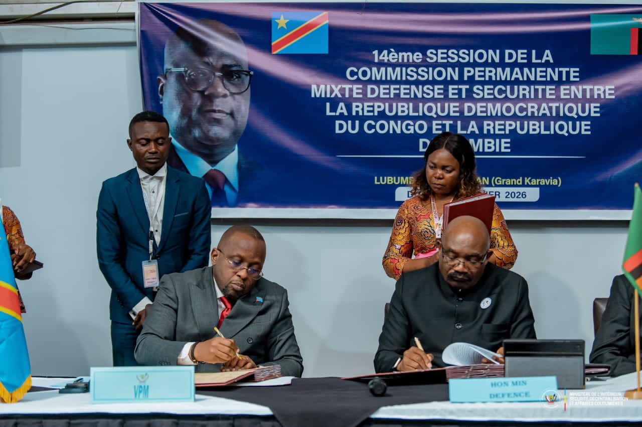 RDC–Zambie : un front commun renforcé pour la sécurité régionale